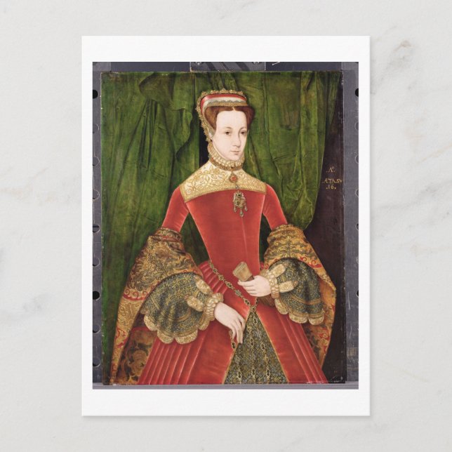 Postal Retrato de una mujer de 16 años, previamente ident (Anverso)