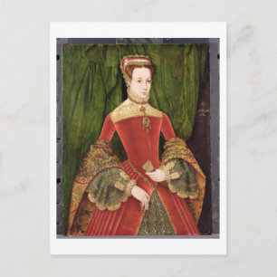 Postal Retrato de una mujer de 16 años, previamente ident