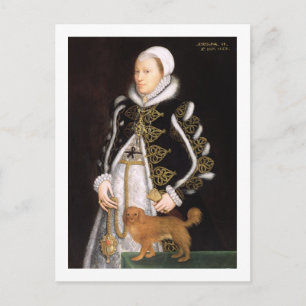 Postal Retrato de una mujer, probablemente Catherine Care
