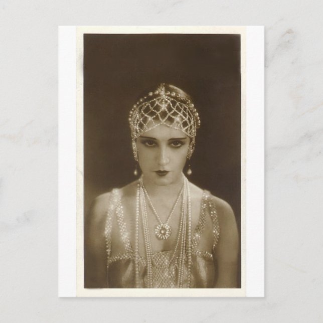 Postal Retrato de veinte años (Anverso)