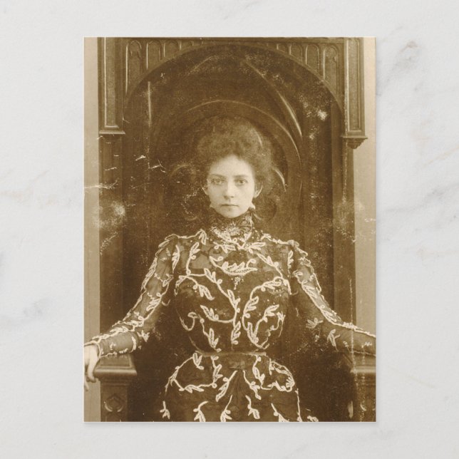 Postal Retrato de Vera Komissarzhevskaya (Anverso)