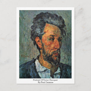 Postal Retrato De Victor Chocquet Por Paul Cezanne