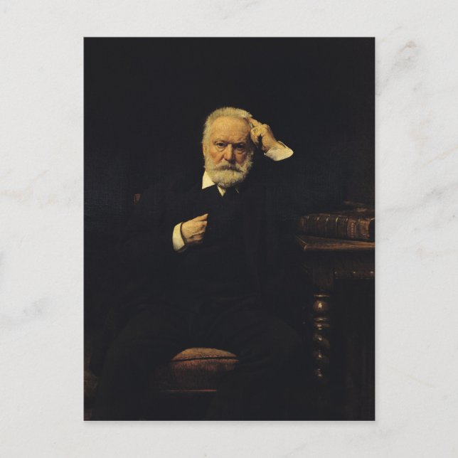 Postal Retrato de Victor Hugo 1879 (Anverso)