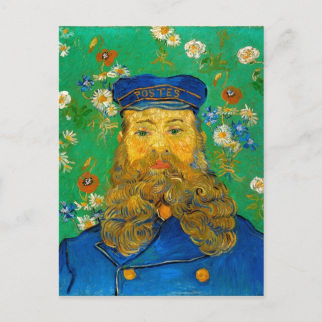 Postal Retrato de Vincent van Gogh de Joseph Roulin (Anverso)