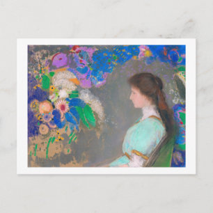 Postal Retrato de Violette Heymann, Redon