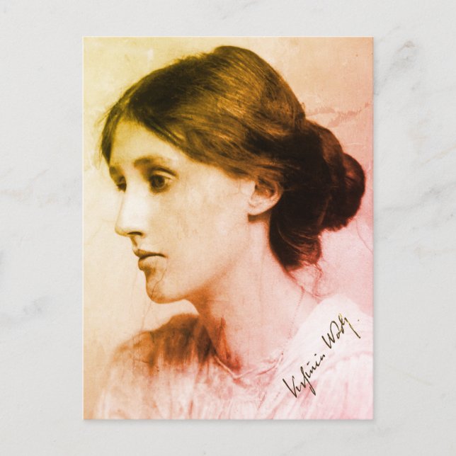 Postal Retrato de Virginia Woolf (1902) (Anverso)