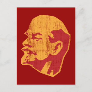 Postal retrato de vladimir lenin ccp