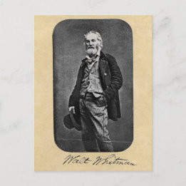 Postal Retrato de Walt Whitman Age 41
