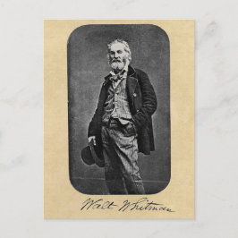 Postal Retrato de Walt Whitman Age 41
