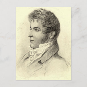 Postal Retrato de Washington Irving