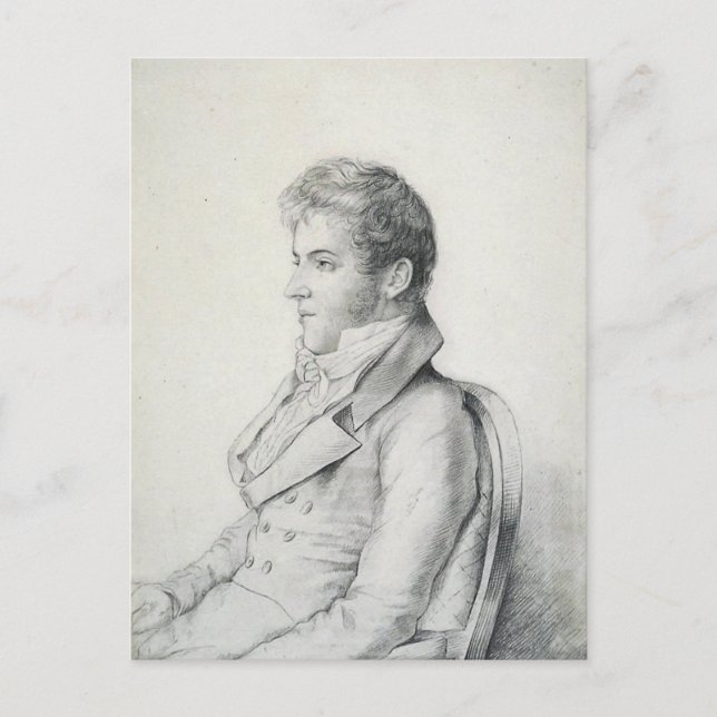 Postal Retrato de Washington Irving (Anverso)