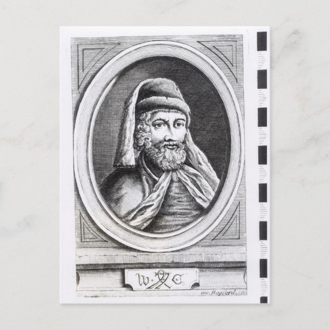 Postal Retrato de William Caxton (Anverso)