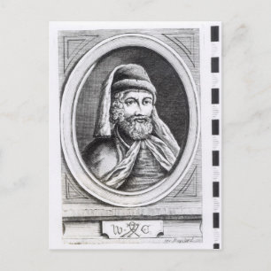 Postal Retrato de William Caxton