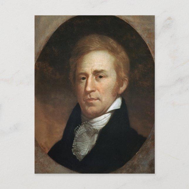 Postal Retrato de William Clark, c.1807 (Anverso)