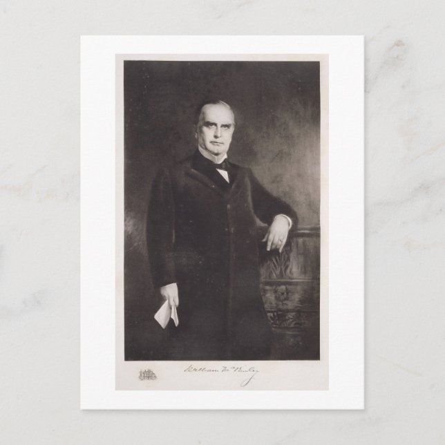 Postal Retrato de William McKinley (lito) (Anverso)