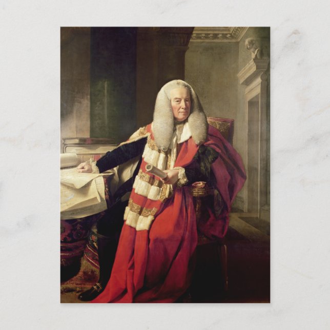 Postal Retrato de William Murray (Anverso)