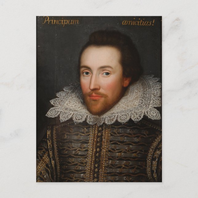 Postal Retrato de William Shakespeare (Anverso)