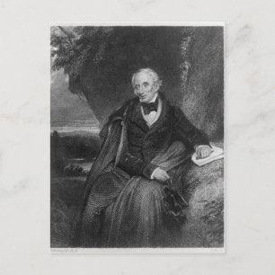 Postal Retrato de William Wordsworth