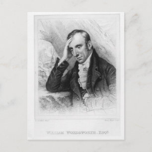 Postal Retrato de William Wordsworth