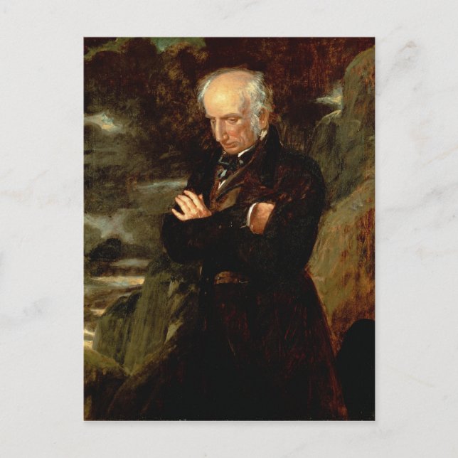 Postal Retrato de William Wordsworth 1842 (Anverso)