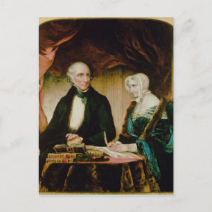Postal Retrato de William y Mary Wordsworth, 1839