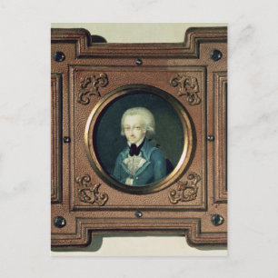 Postal Retrato de Wolfgang Amadeus Mozart, 1773
