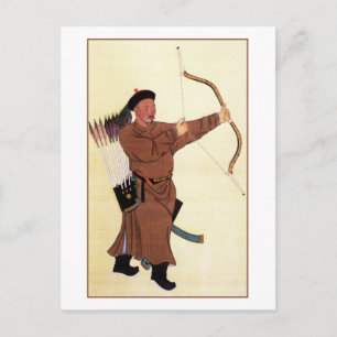 Postal Retrato de Wu Fu