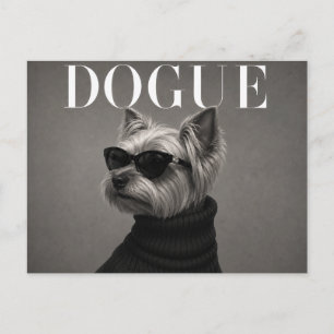 Postal Retrato de Yorkie de Lujo