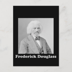 Postal Retrato del abolicionista Frederick Douglass
