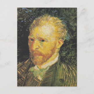 Postal Retrato del artista de Van Gogh 1887