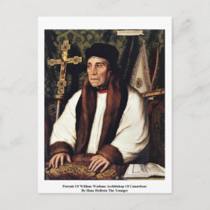 Postal Retrato Del Arzobispo De William Warham