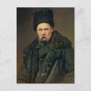 Postal Retrato del autor ucraniano