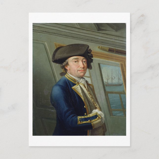 Postal Retrato del capitán William Locker (1731-1800) 176 (Anverso)