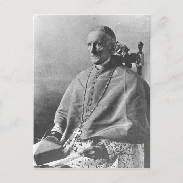 Postal Retrato del Cardenal Manning (Anverso)