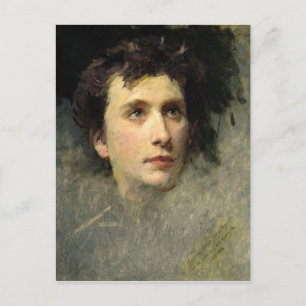 Postal Retrato del compositor Pyotr Ilyich