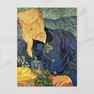 Postal Retrato del Doctor Gachet de Vincent van Gogh