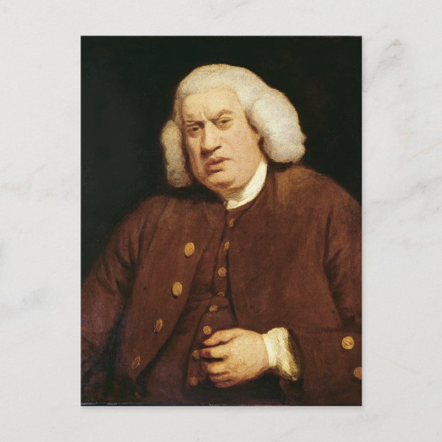 Postal Retrato del Dr. Samuel Johnson (Anverso)