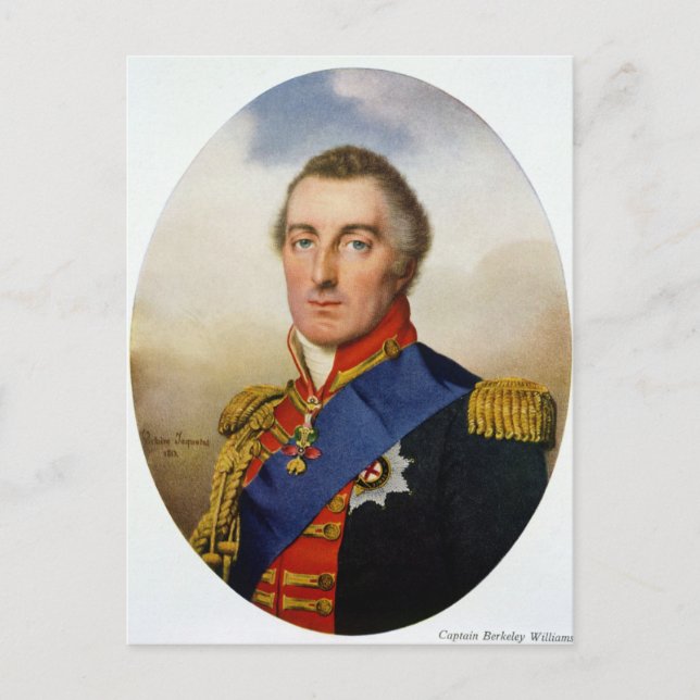 Postal Retrato del duque de Wellington (Anverso)