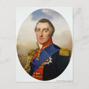 Postal Retrato del duque de Wellington