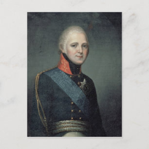 Postal Retrato del Emperador Alejandro I , 1804