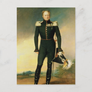 Postal Retrato del emperador Alejandro I 1825