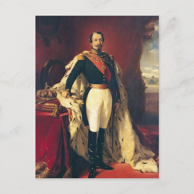 Postal Retrato del emperador de Napoleon III de Francia (Anverso)