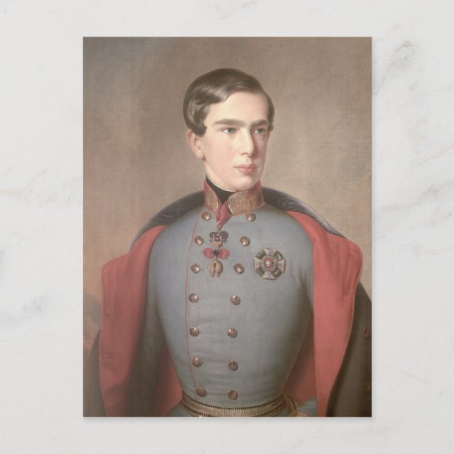 Postal Retrato del emperador Francisco José de Austria (Anverso)