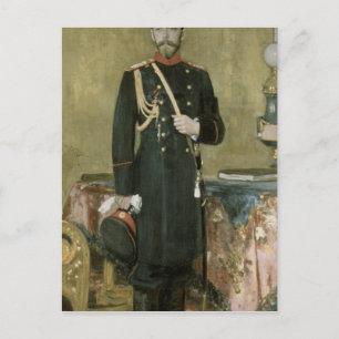Postal Retrato del emperador Nicolás II 1895