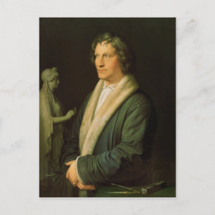 Postal Retrato del escultor Bertel Thorvaldsen