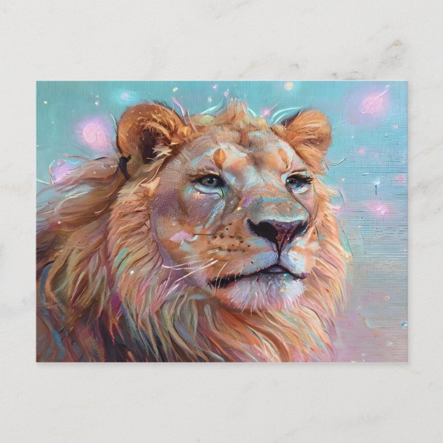 Postal Retrato del león (Anverso)