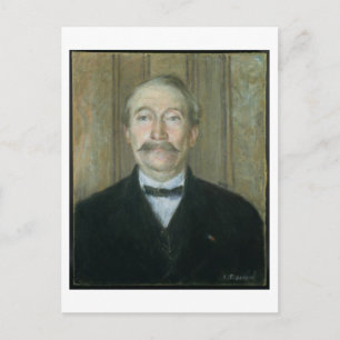 Postal Retrato del Patriarca (pastel sobre papel)