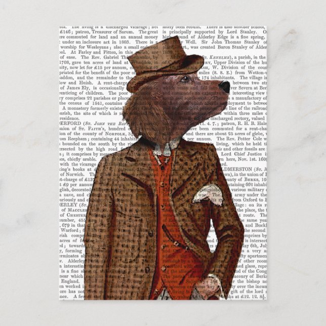 Postal Retrato del piloto del asiento rojo (Anverso)