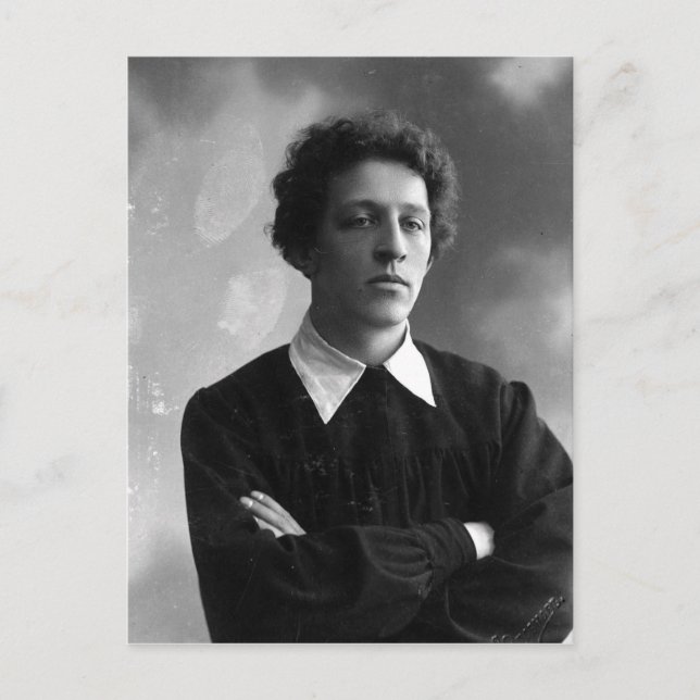 Postal Retrato del poeta Alexander Blok (Anverso)