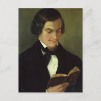 Retrato del poeta Heinrich Heine 1842